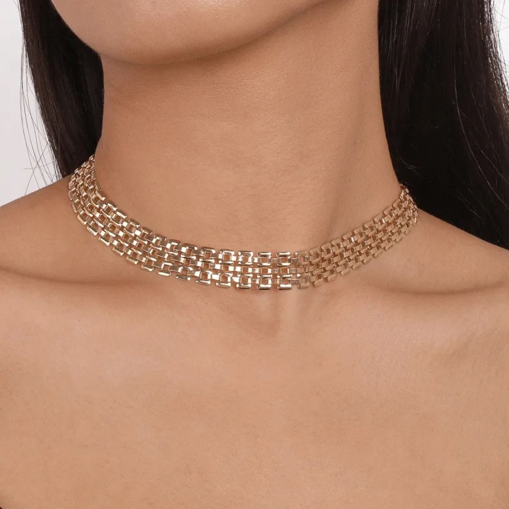 Women'S Sexy Babes Hiphop Style Metal Collarbone Chain